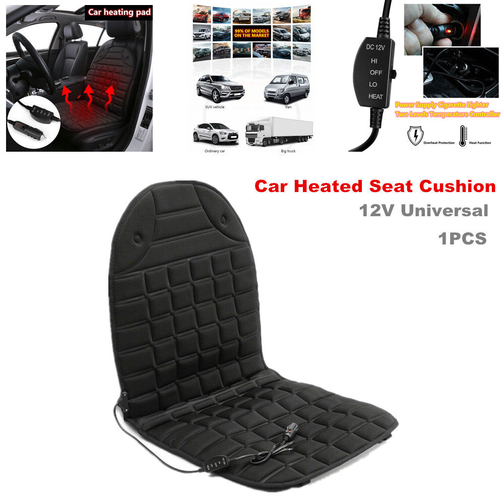 Universal 12V Car Heated for Seat Covers and Cushions with Fast Heating and Easy Controller n