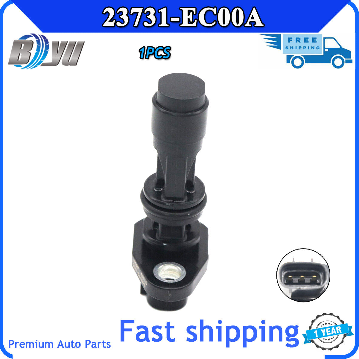 23731-EC00A Crankshaft Position Sensor 949979-033 for NAVARA PATHFINDER v