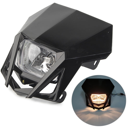 Dirt Bikes 12V H4 Headlight Fairing for Kawasaki KLX XR CRF DRZ RMZ for Yamaha Q
