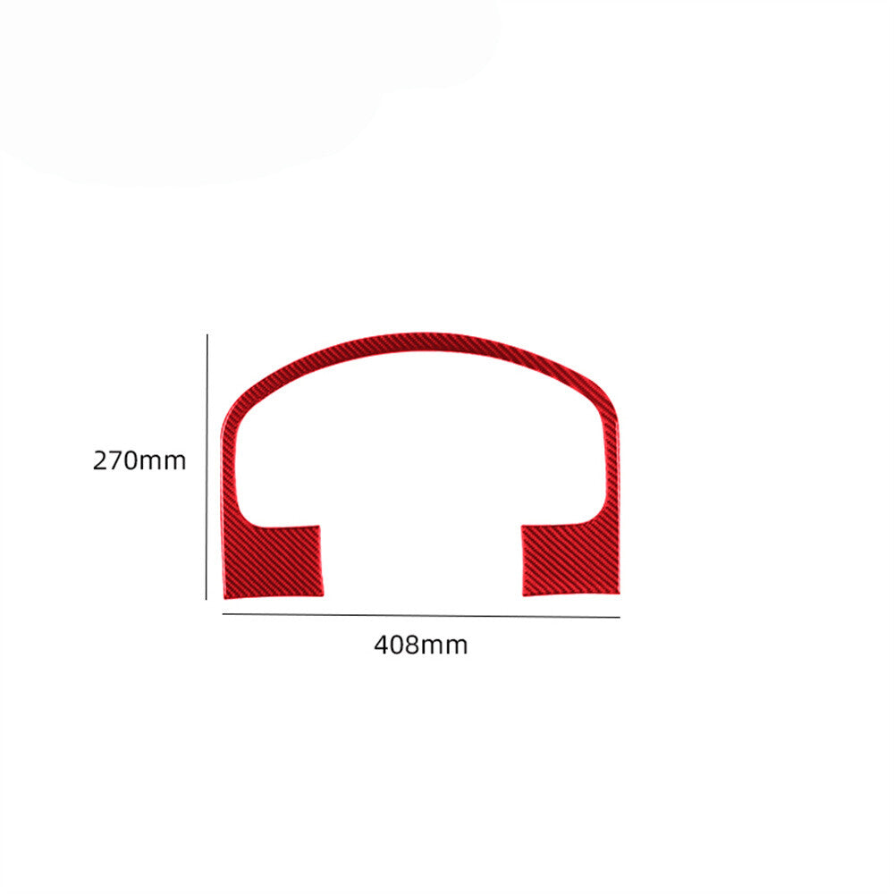 Red Carbon Fiber Digital Dimate Control Cover Trim for Camry 2007-2011 v