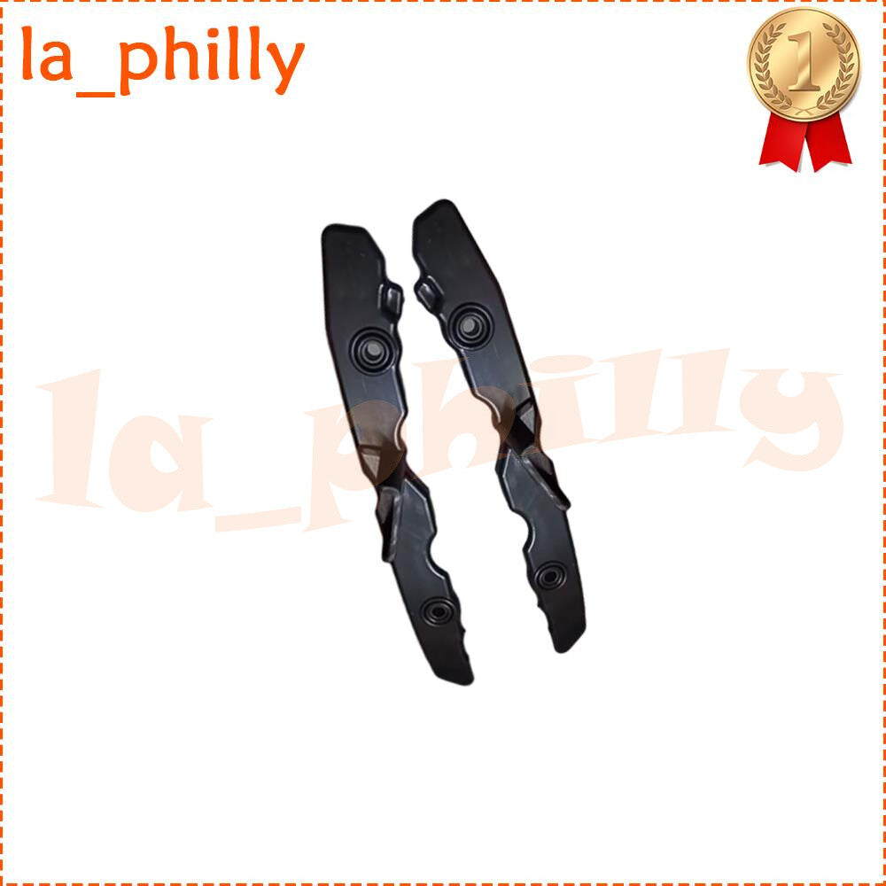 2x Black Right + Left Bumper Bottom Guide Bracket Trim Fits for BMW G12 7-Series