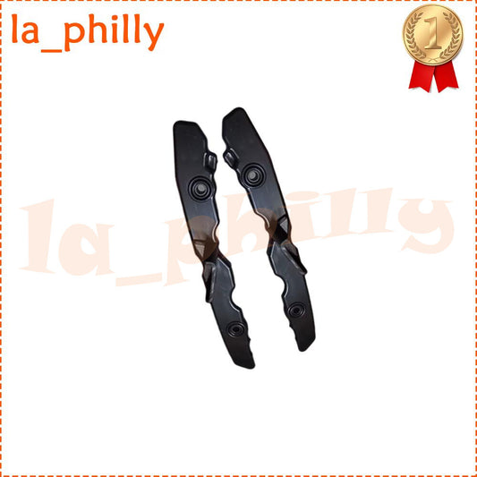 2x Black Right + Left Bumper Bottom Guide Bracket Trim Fits for BMW G12 7-Series