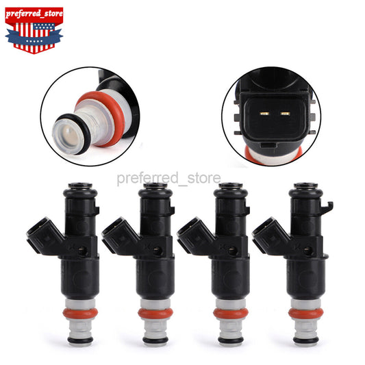 4-pack of fuel injectors 16450-PPA-A01 FJ484 suitable for Honda for Civic , CRV, and CR-V 2.4L L4. (2002-04) v