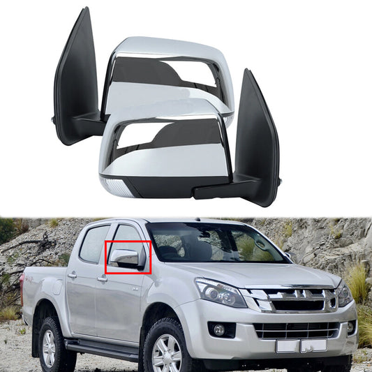 for ISUZU D-MAX DMAX 2012-18 1Pair Side Door Wing Mirror Electrical Folding 8Pin