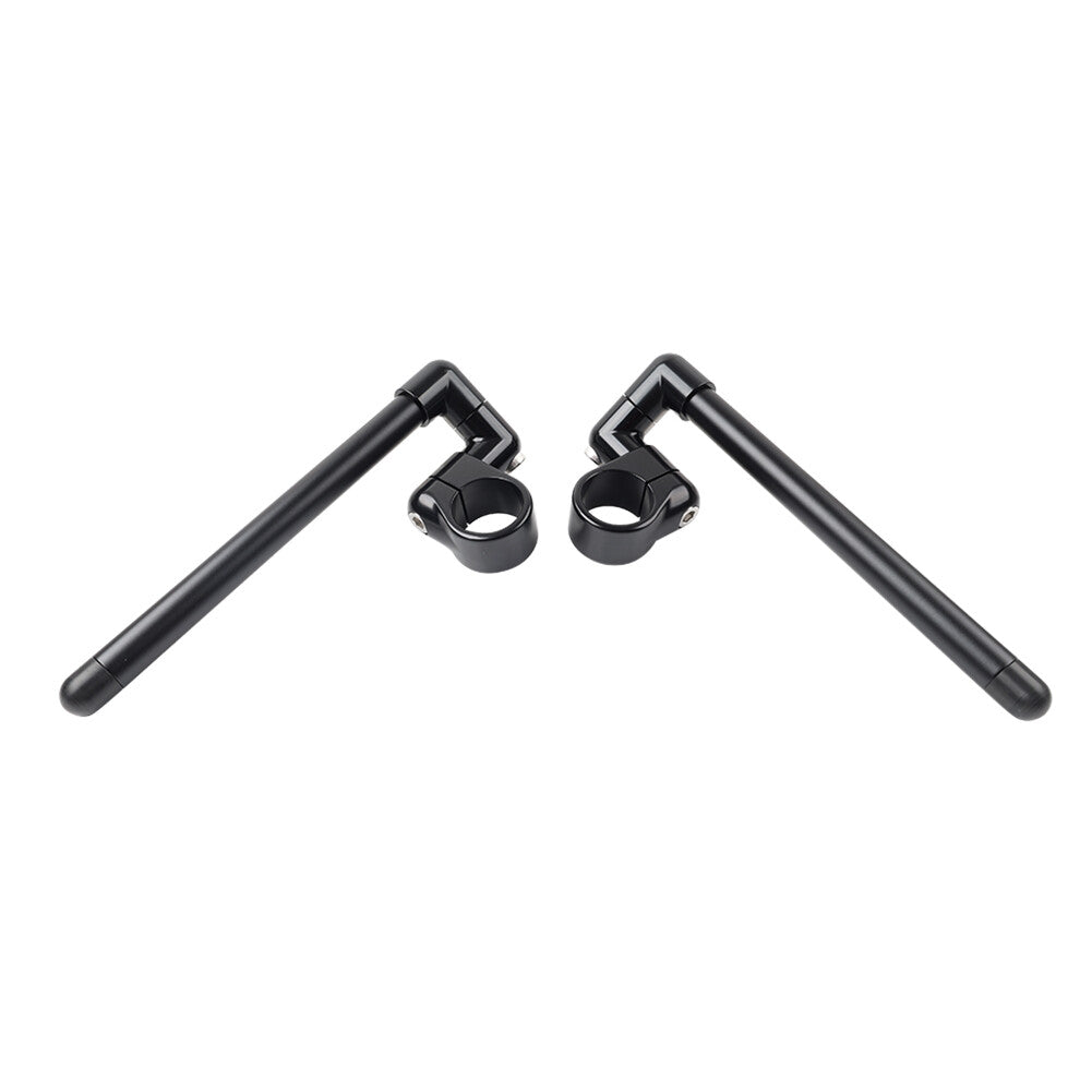 Cafe Racer Bars 7/8 Motorcycle Universal Clip-On Handlebar Fork Tube 43MM