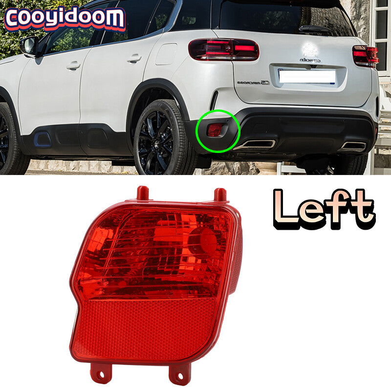 Left Rear Foglight Assembly 9811718480 Driving Fog Lamp for Citroen C5 2017-24