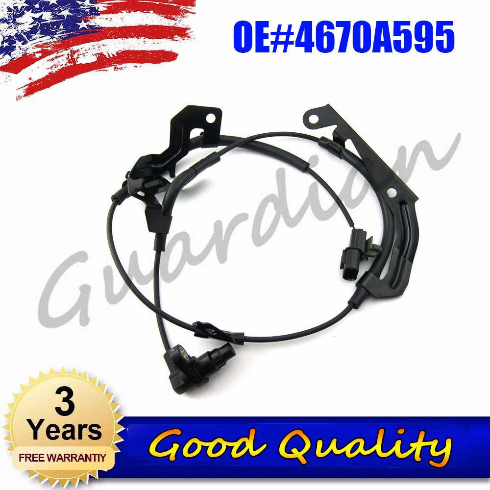 Front left ABS wheel speed sensor 4670A595, suitable for Mitsubishi L200 2012 - 2015 13 14