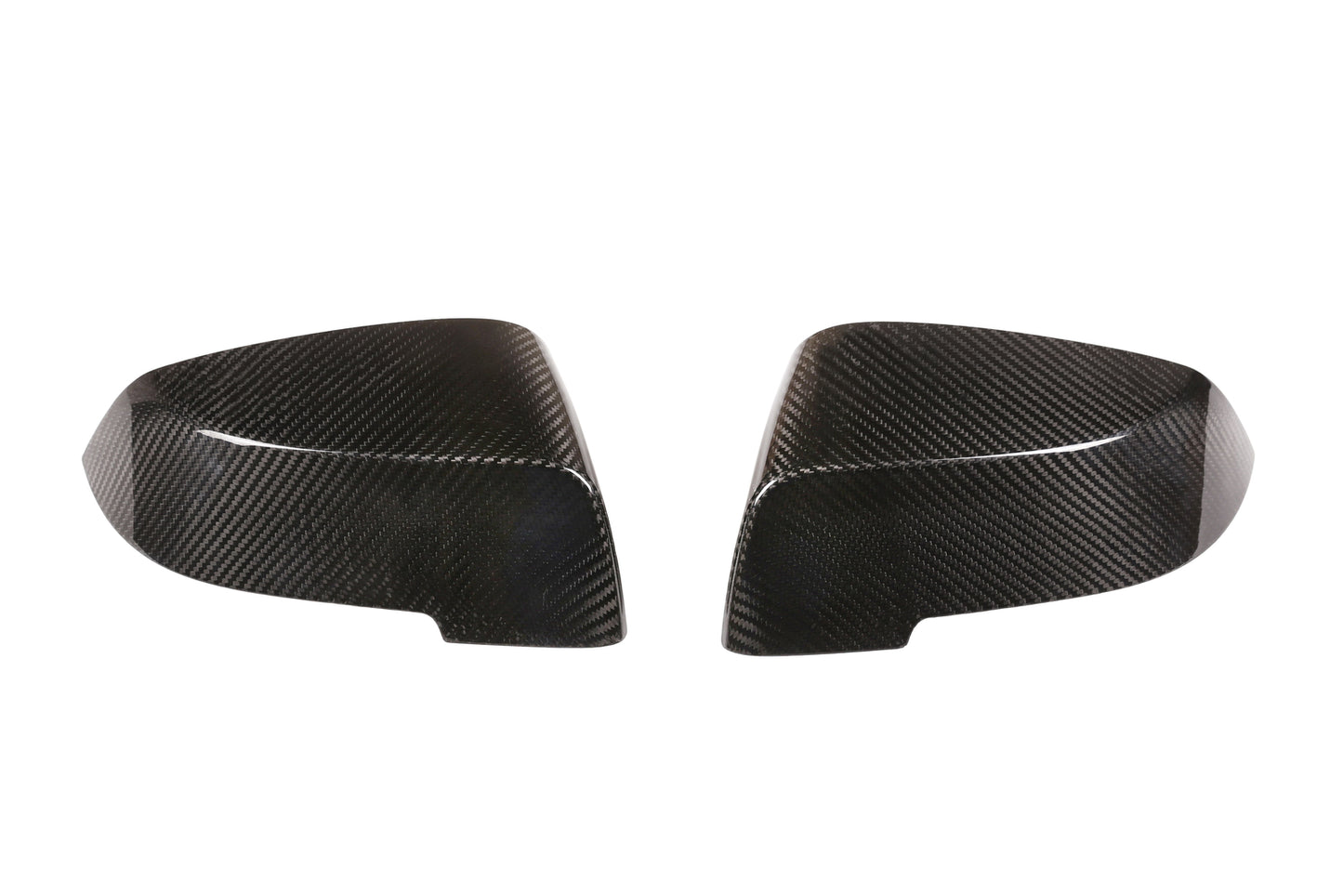 carbon fiber side mirror covers for 2014-2018 for BMW F10, F11, and 5 Series (2 pieces)