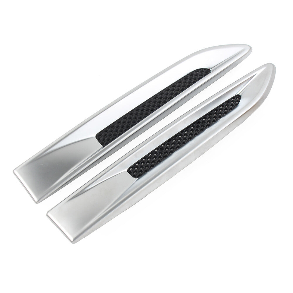 Pair Side Fender Air wing Vent Cover Trim for Jaguar XE F-Pace XF X260 2016-2021