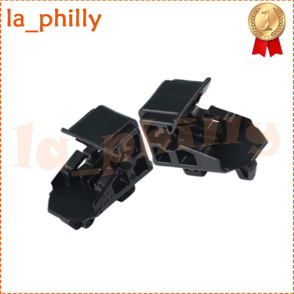 2Pcs Headlight Bracket Clips 53271-12060 for Toyota for Lexus for Corolla Tacoma Black
