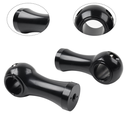 1-1/4'' Handlebar Riser Clamp Mount Kit 4inch Black for Harley Dyna Softail Q