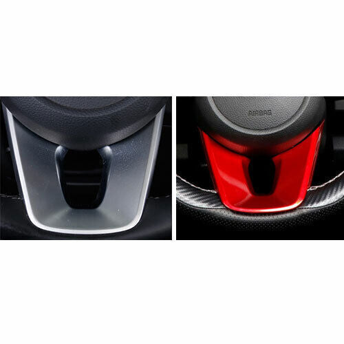 Car Inner Steering Wheel U Type Cover Trim Fit for Kia Seltos 20-22 Bright Red