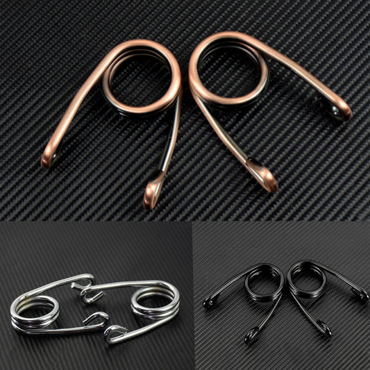 V Shape Solo for Seat Spring Mounting Kit Fit for Harley Sportster Softail Cafe Race Q