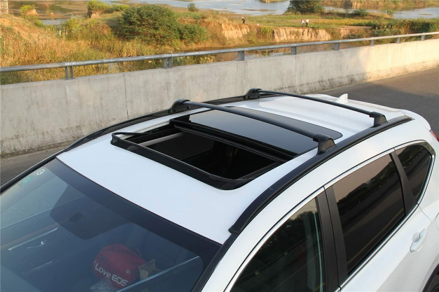 Roof Rail Rack Cross Bar Crossbar Fit for Honda CRV CR-V 2Pcs 2017-2022 Aluminum