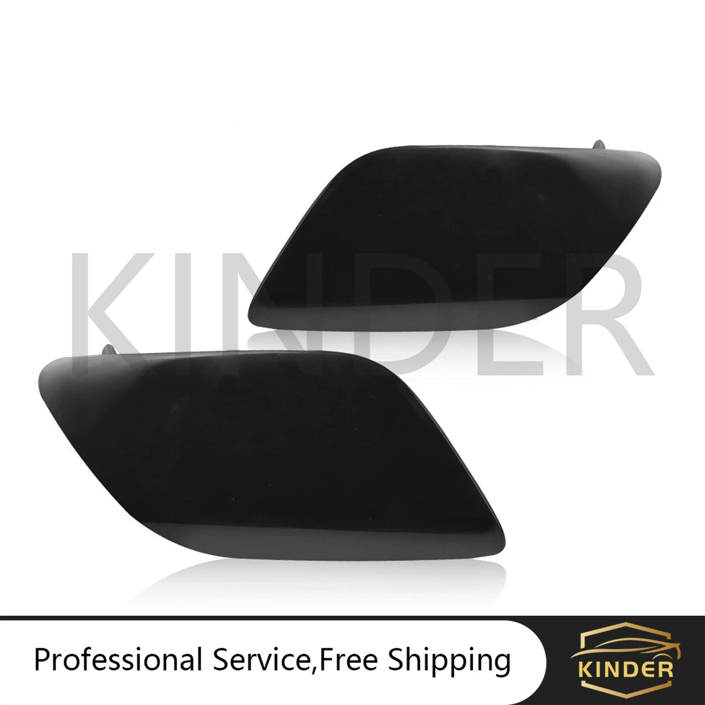 Front Bumper Headlight Washer Cover Nozzle Cap Left+Right for Audi Q7 2010-2015 Q