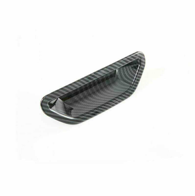 for Nissan Rogue 2021-22 Carbon Fiber Tailgate Trunk Lid Grab Handle Cover Trim