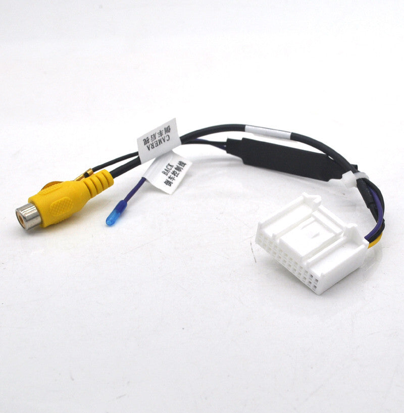 Add Camera Rear reverse Adaptor wire Cable For 24Pin Alphard Estima Prius v