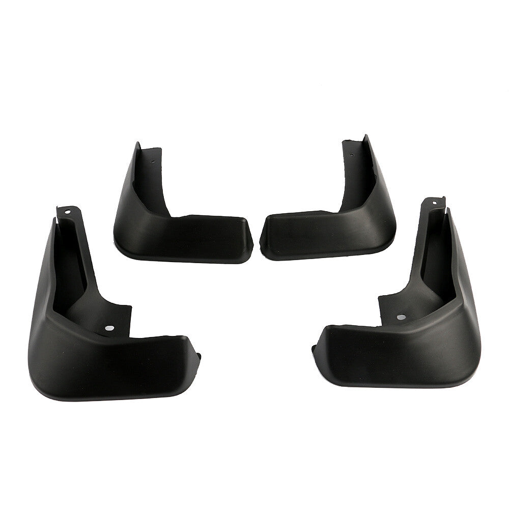 4 Pieces Molded Splash Guards Mud Flaps for 2012-2016 for Ford Focus MK3 Black Q