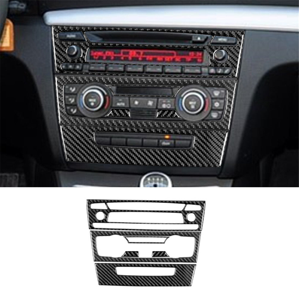 Central A/C Control Panel Type A Trim Carbon Fiber For Tundra 2007-2013 v
