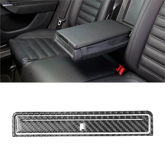 Red Carbon Fiber Cigar Lighter Panel Cover Trim For 4Runner 2010-2020 v