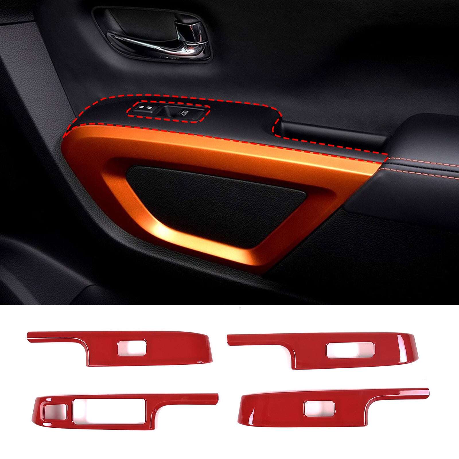 Left Driver Side Car Rear Mirror Cap Cover for Corolla 2007-13- v