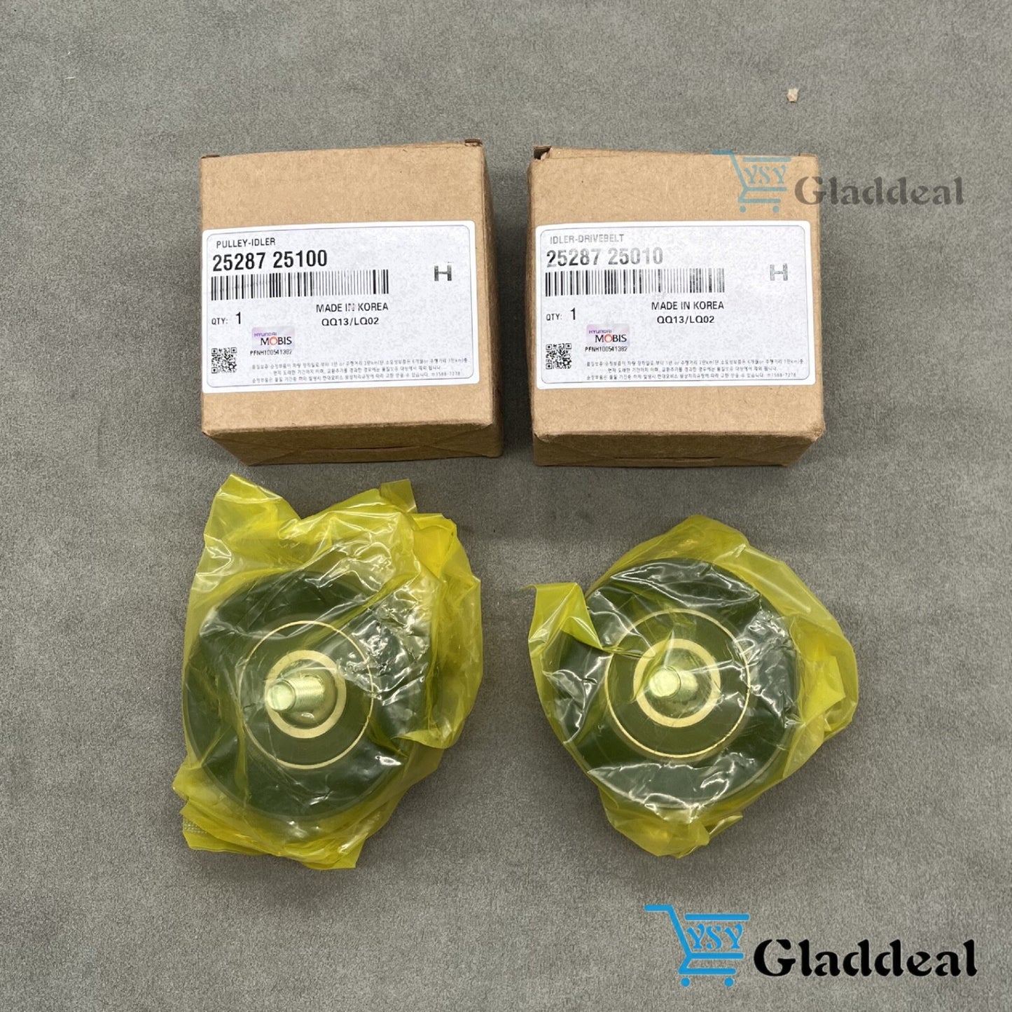 The new OE V-belt tensioner pulley kit is suitable for the 2006-2010 Sonata Optima Rondo 2.4L.