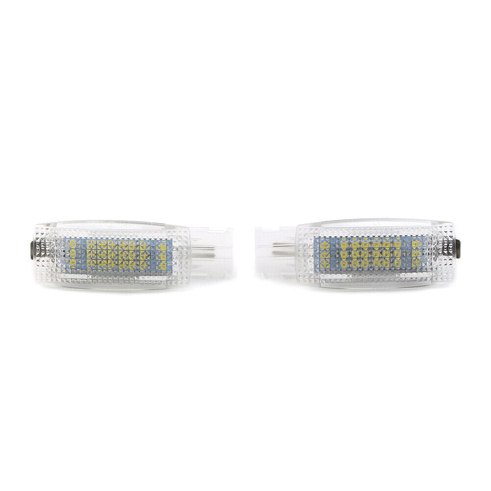 2x Car Interior Visor Vanity Mirror LED White Light for VW for Golf for Jetta for Passat