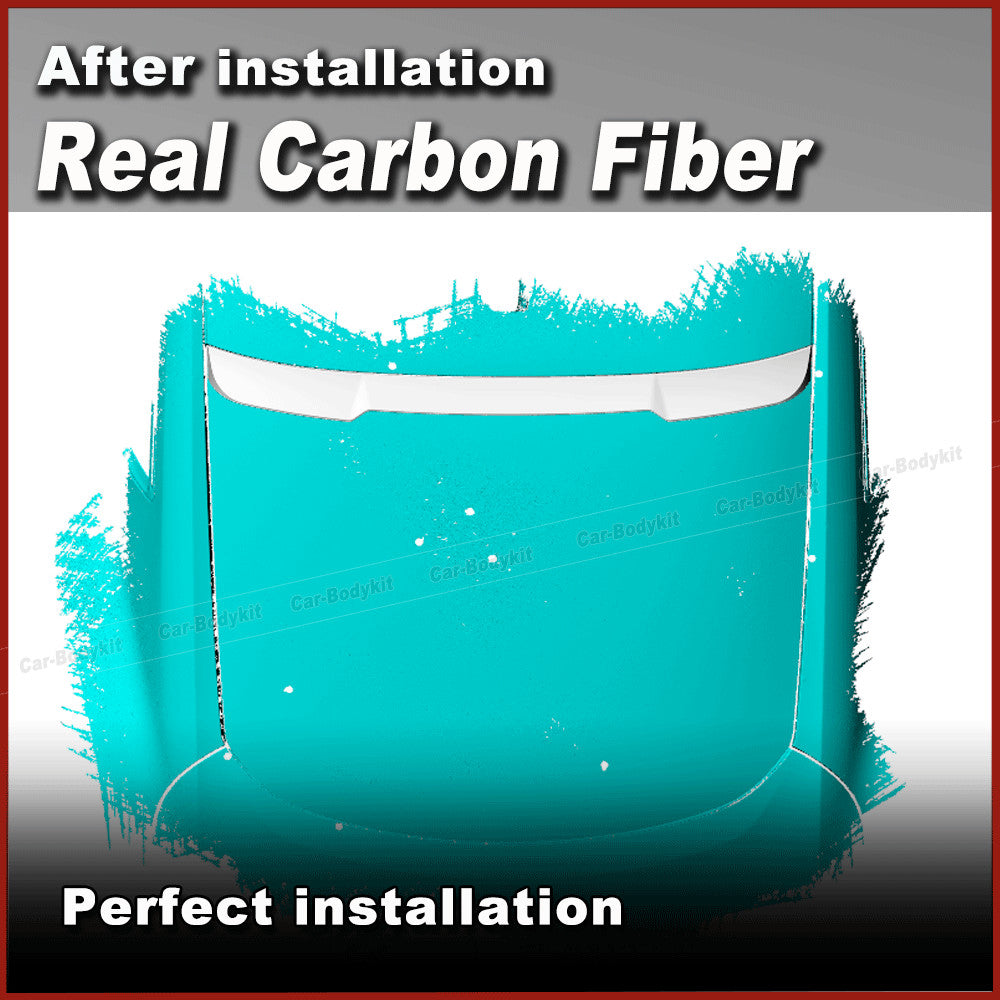 for Ford for Mustang Dark Horse 2024UP Real Carbon Fiber Rear Roof Spoiler Top Wing