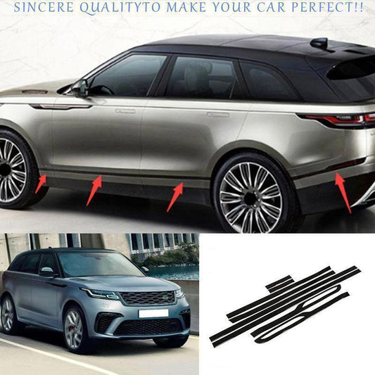 for Range Rover Velar 2018-24 ABS Black Side Door Body Guard Molding Cover Trim