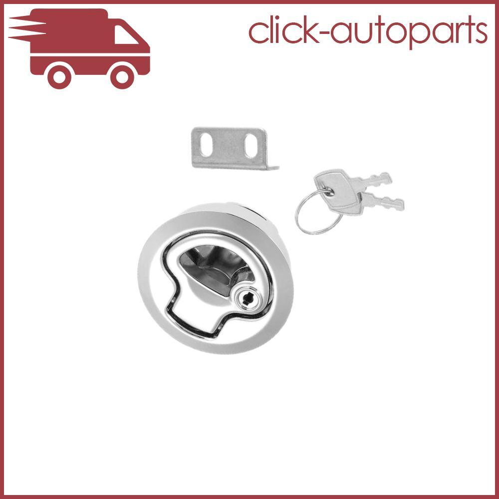 Fit RV Boat Marine Locking Flush Pull Slam Latch Hatch LiftKeys Stainless Steel Q