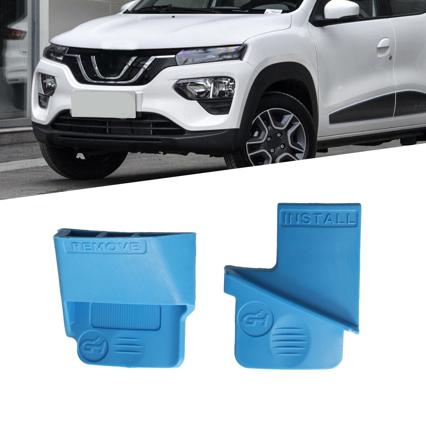 Durable Blue Belt Remover and Installation Tool 2-Piece Kit for Automotive Ribbed Drive Belts