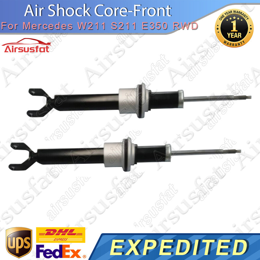 Pair for Mercedes W211 S211 E280 E350 RWD Front LR Shock Absorber Core w/o EDC