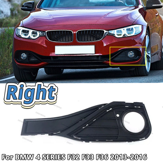 For 4 F32 F33 F36 2013- 2016 Right Fog Light Griill Cover 51117294834 v