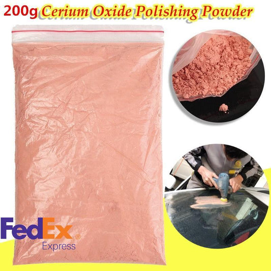 200g Cerium Oxide Glass Polishing Compound Powder For Car Window Scratch Remover