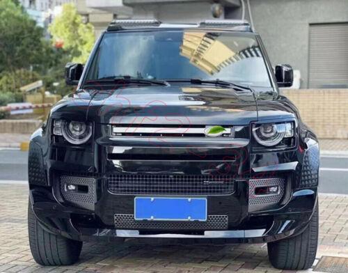 Front Bumper Lip SpoilerFog Lamp eyebrow Cover for Land Rover for Defender 110 90