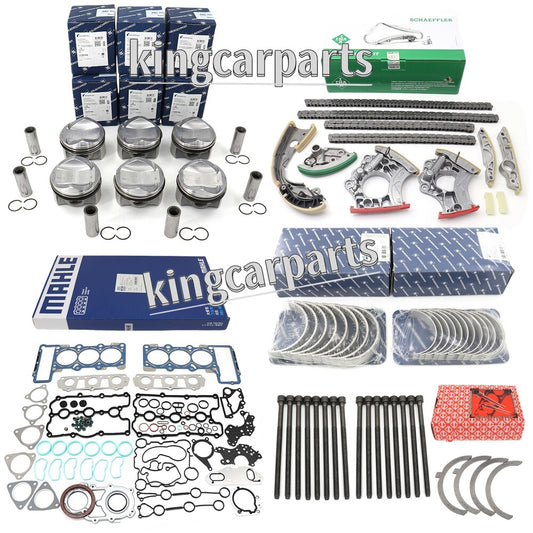 Equipment Manufacturer ( ) Engine Piston Gasket Overhaul and Rebuild Kit for A7, for A8 , Q5, Q7 3.0T