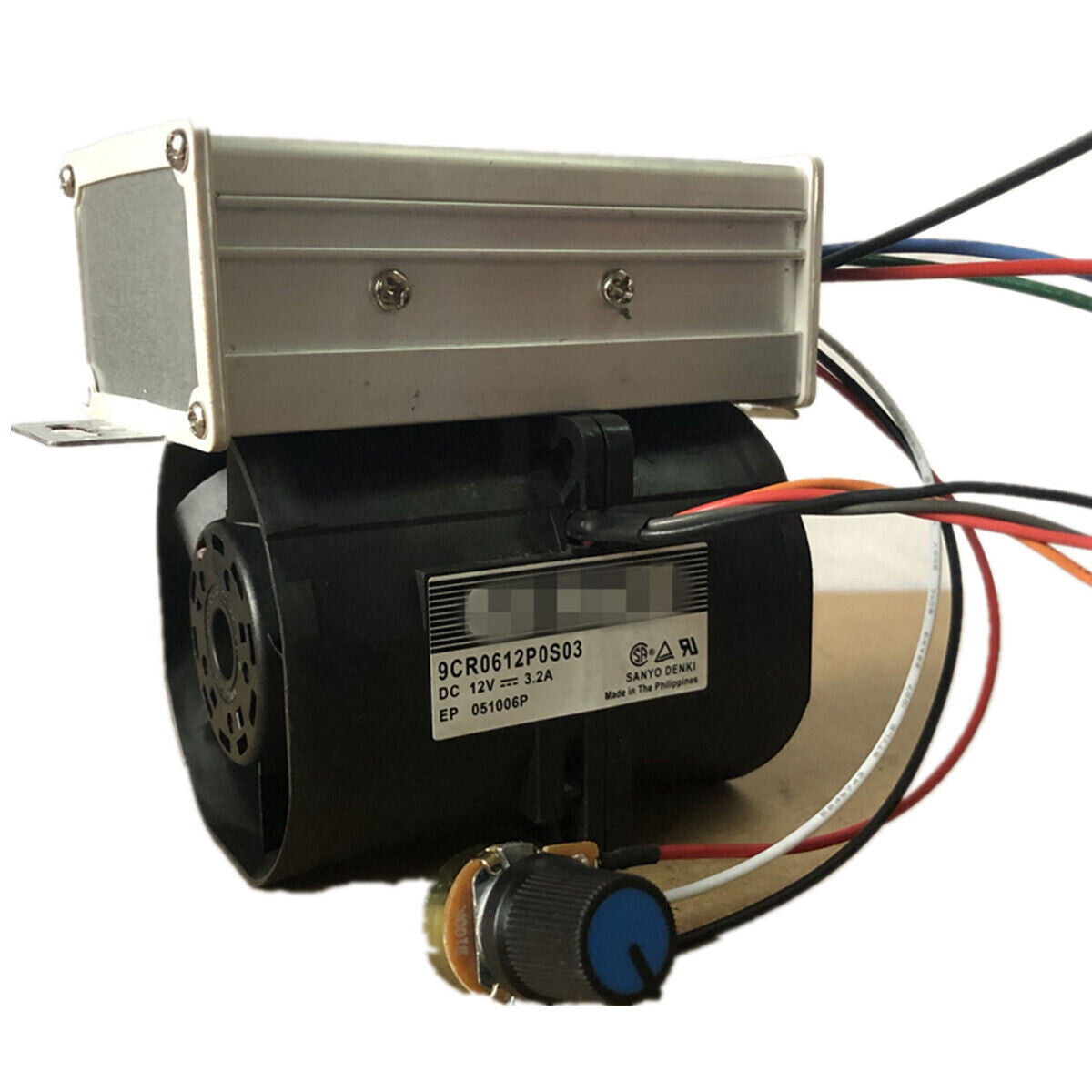Electric Double Turbine Turbo for Charger Boost Intake Fan SAN W/Stepless Controller Q