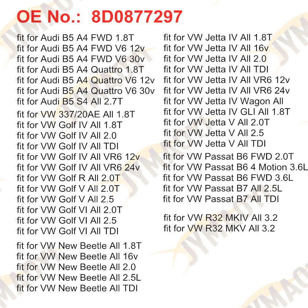 8D0877297 Sunroof Glass Gasket Seal Rubber for VW for Audi for Passat for Golf for Jetta Beetle