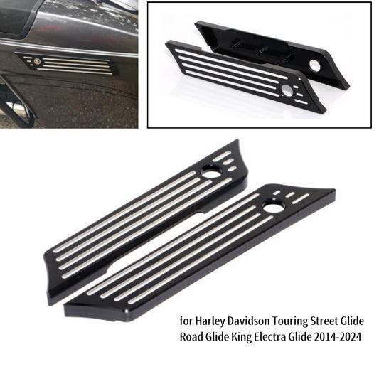 CNC Saddlebag Latch Covers Fit for Harley Touring Electra Street Glide 2014-UP