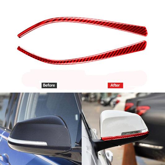 10X Red Carbon Fiber Gear Shift Panel Cover for Subaru Legacy Outback 2010-2014 v