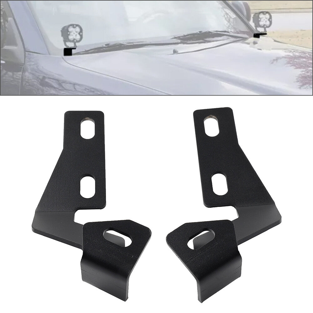 2Pcs Side Hood Ditch Light Pod Mount Bracket Holder for Toyota 4Runner 03-09