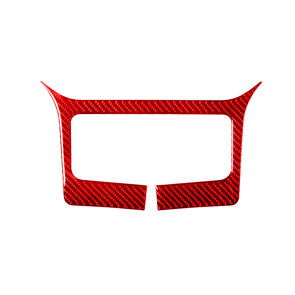 Carbon Fiber Interior Central Storage Frame Cover Trim for Honda for Civic 2003-2005 v