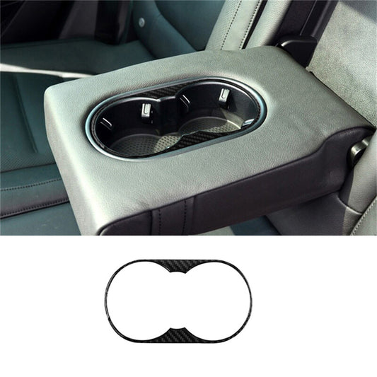 2x Red Carbon Fiber Interior Front Door Panel Cover Trim Strip for Camry v