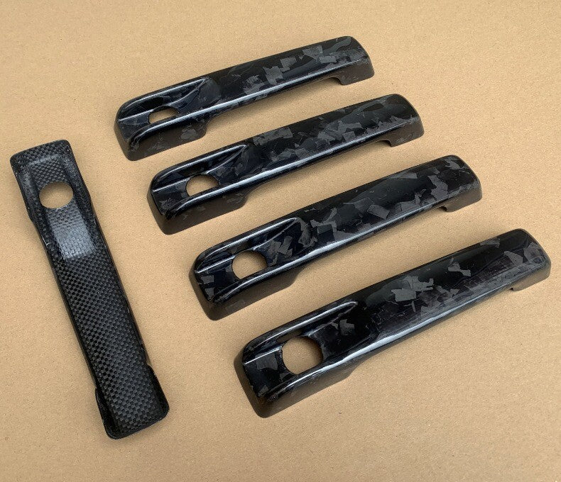 forged carbon fiber door handle cover kit for Mercedes-Benz W464 G-Class, G55, G63