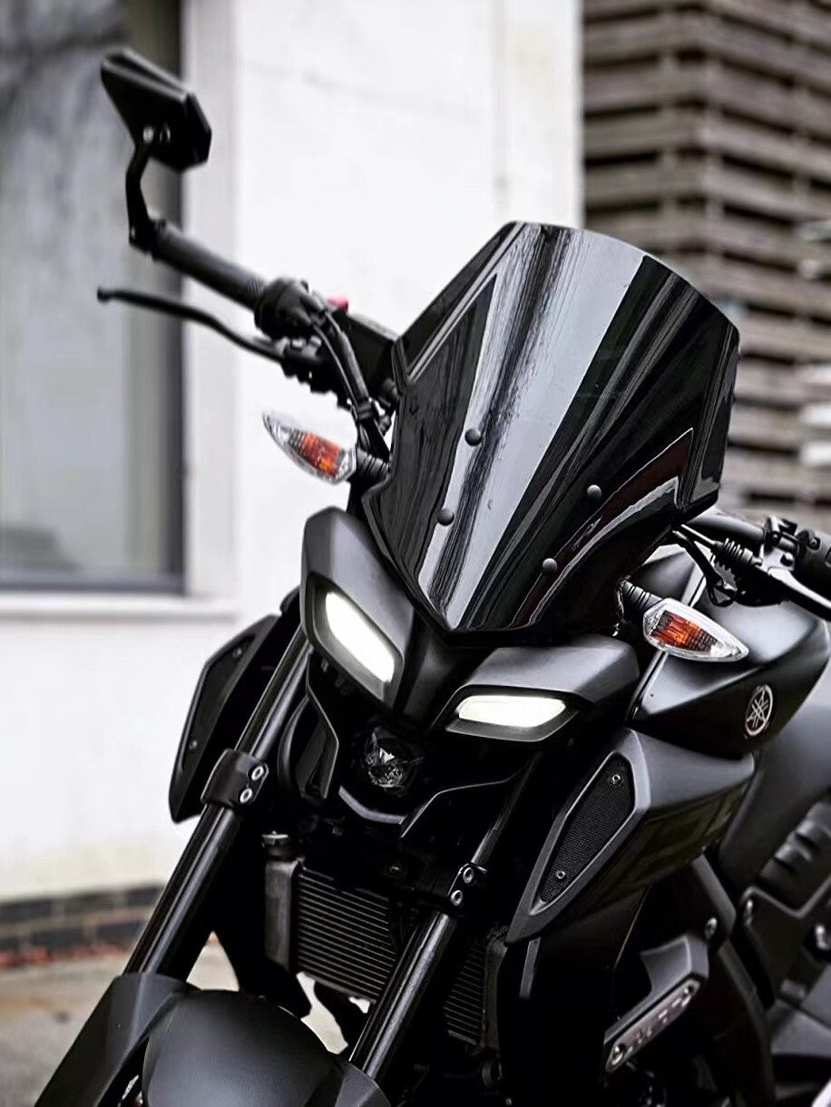 7/8 Handlebar End Mirrors Rearview w/ M16 Adapters for Yamaha MT 07 09 10