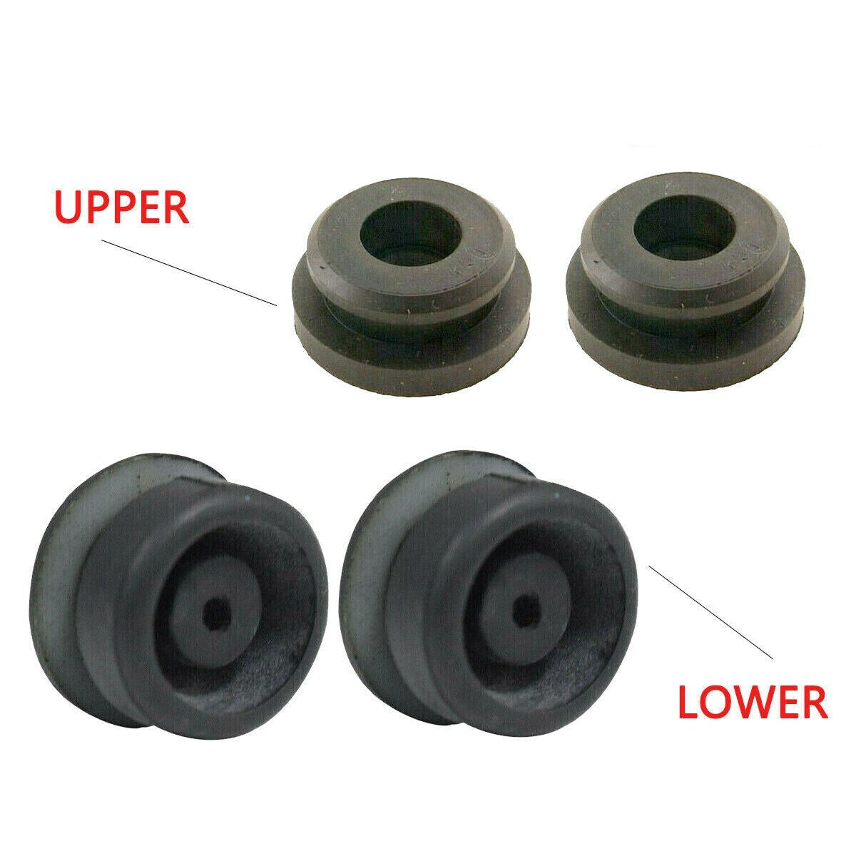 4X Radiator Upper Lower Rubber Cushion Bushing FOR CRV for Civic Accord FIT Pilot