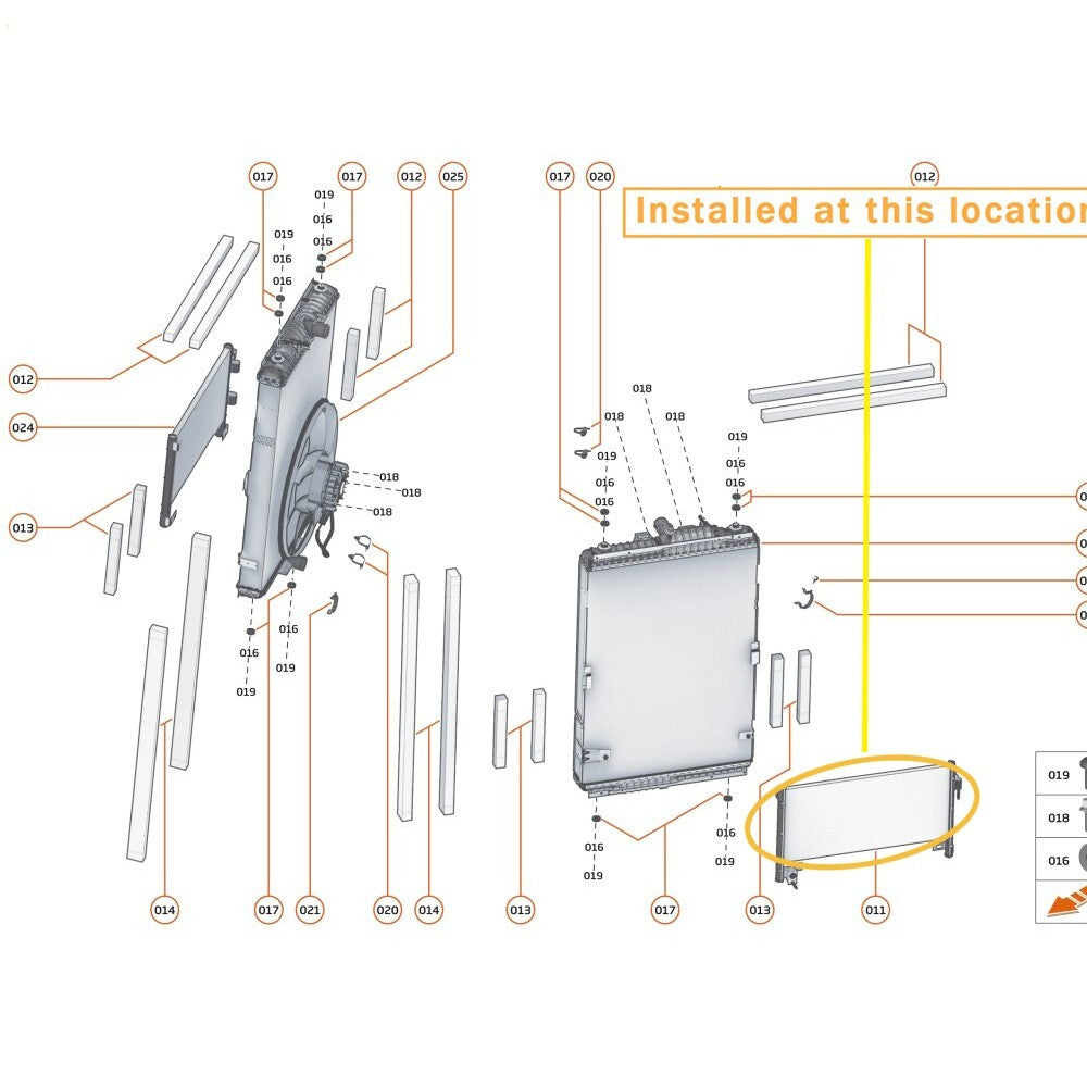 GABECHIN Equipment Manufacturer  for McLaren 720S, 625C, 675LT, 12C, and 650S AC Condensers: 11A2859CP