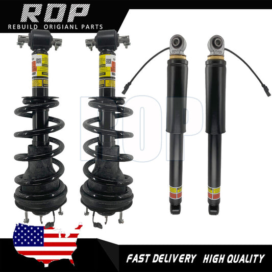 4x Front Strut Assys Rear Shock Absorber Set for GMC for Sierra for Chevy Silverado 1500