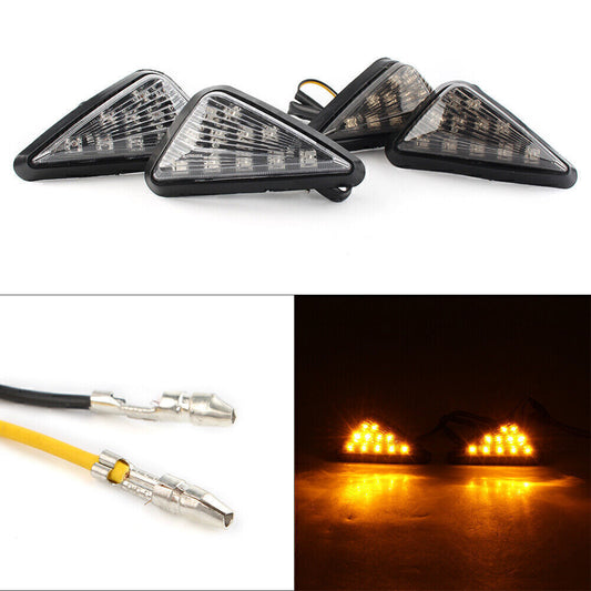 2X LED Turn Signal Indicator Light Smoke for Honda CBR 1000RR 04-06 954RR 02-03 Q