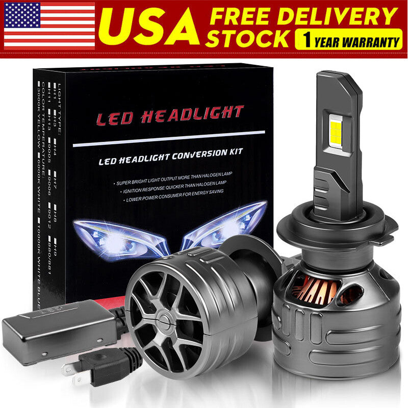2X H11 LED Headlight Bulbs Low Beam Conversion Kit Super Bright 6000K White 150W